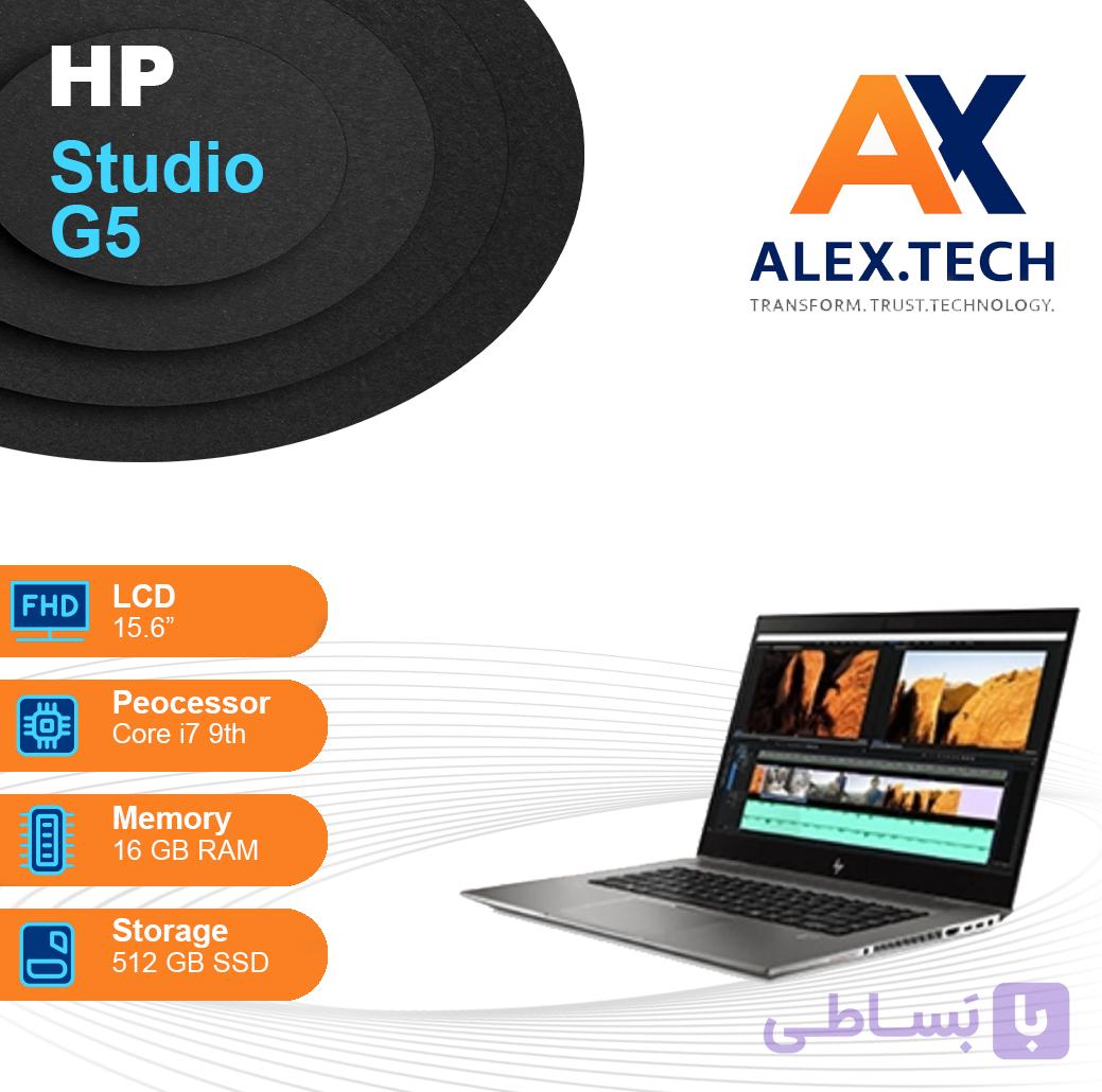 لپ تاپ استوک “HP Studio G5 |i7–9th|16|512|15.6