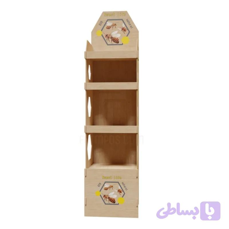 استند چوبی ایستاده عسل — تصویر 1
