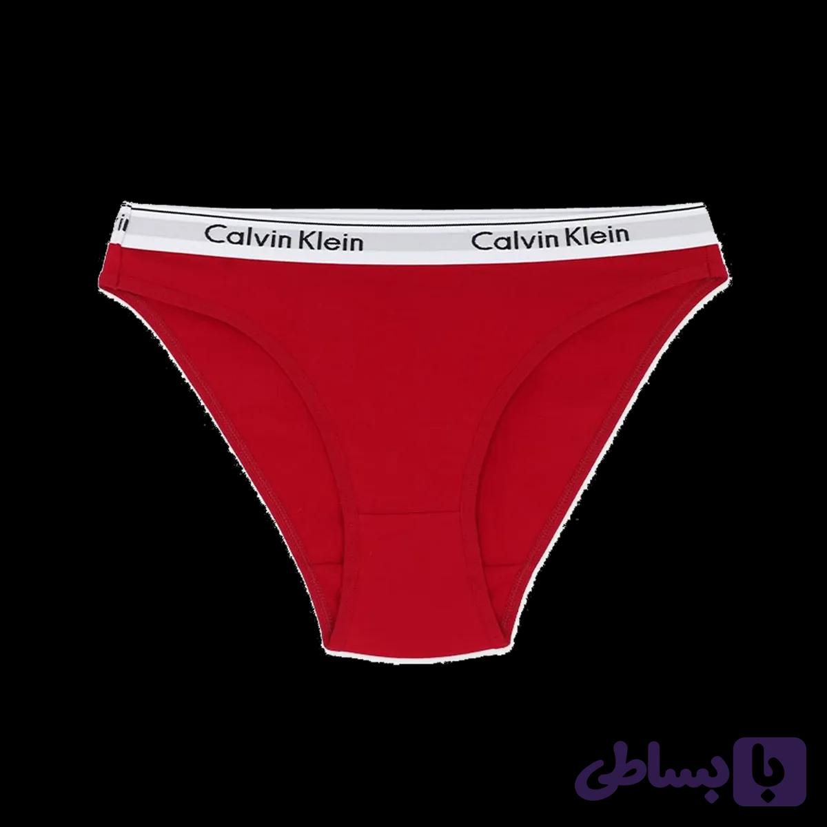 شورت نخی زنانه اسلیپ برند مرلین طرح Calvin Klein — تصویر 1