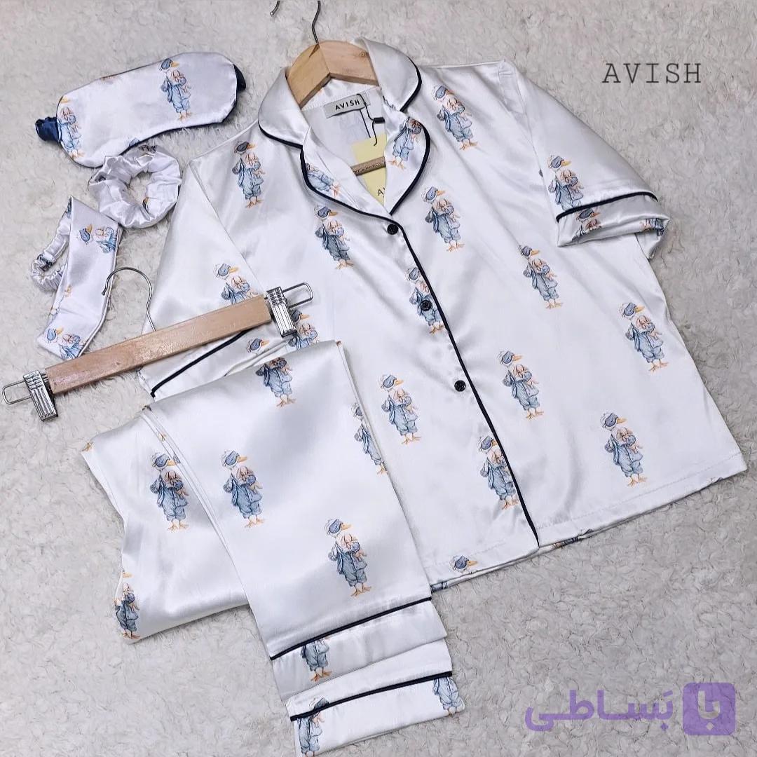 بلوز و شلوار کودک طرح غاز خوابالو — تصویر 1