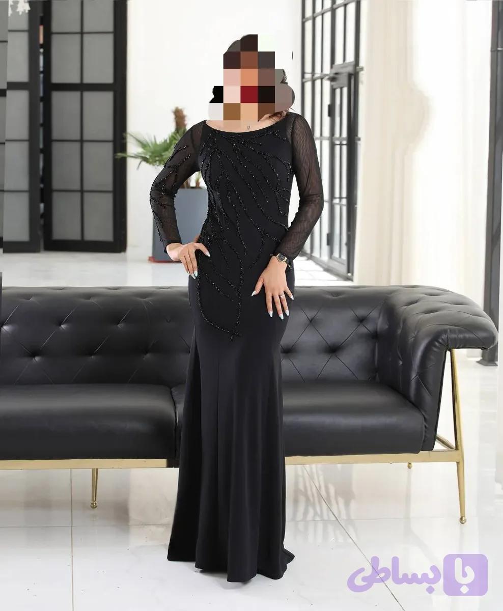 مجلسی زنانه فوق العاده شیک ابریشم کدB9 — تصویر 1
