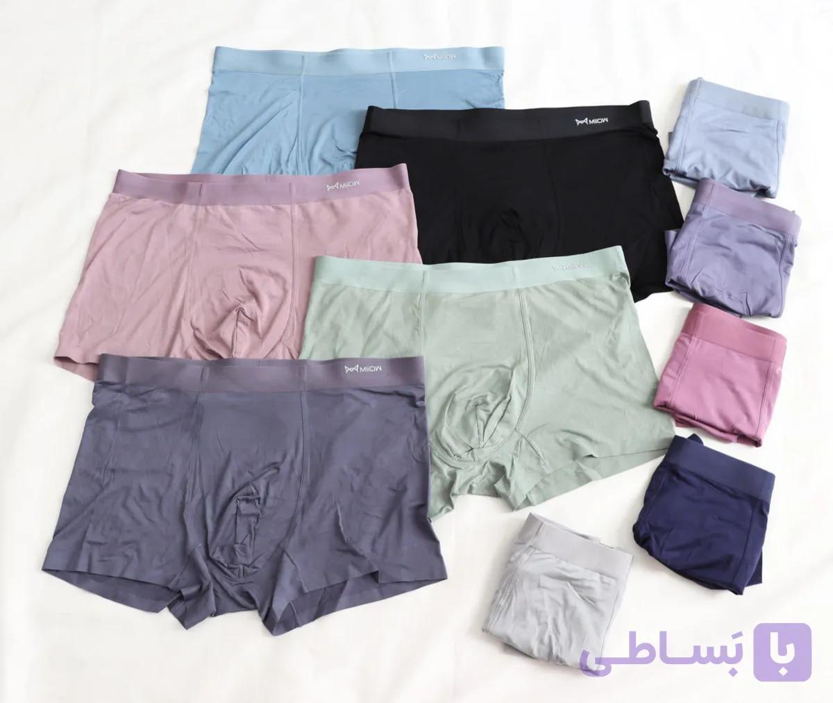 شورت لیزری نیم پا مردانه برند Miiow کد 1125 — تصویر 1