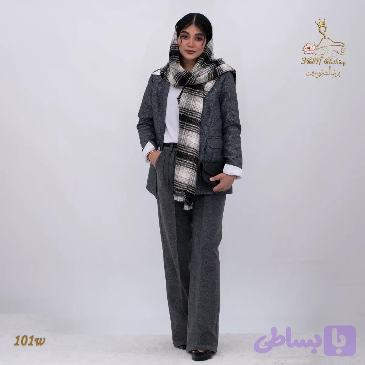 کت و شلوار فوتر پاییزه مدل 101w زنانه تریسین
