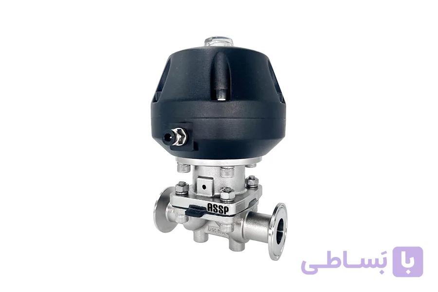 شیر دیافراگم پنوماتیک استنلس استیل ASSP