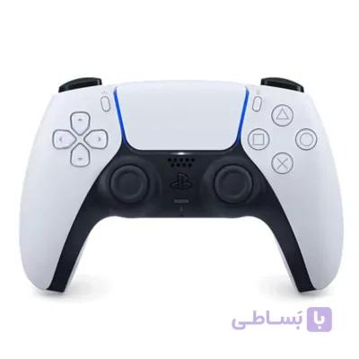 دسته بازی سونی مدل PS5 Dual Sense سفید — تصویر 1