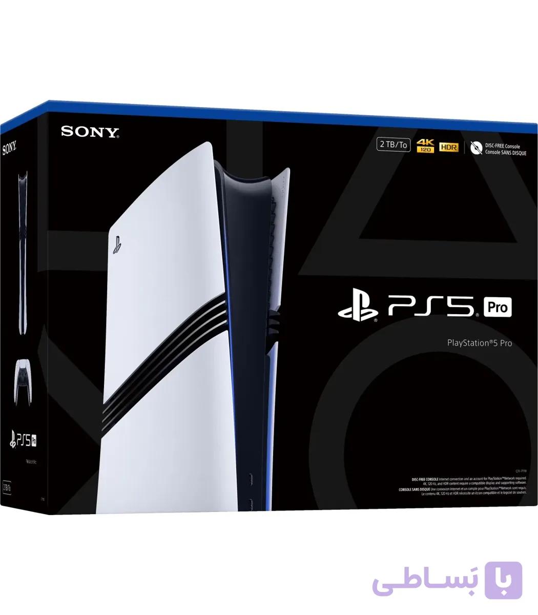 کنسول PS5 Pro 2TB مدل CFI-7121 ریجن اروپا با یک دسته — تصویر 1