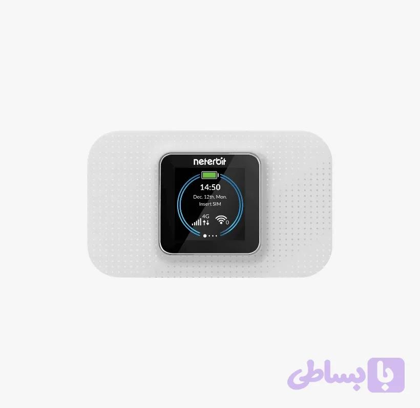 مودم جیبی Neterbit NWR-940X به همراه سیم‌کارت شاتل موبایل + بسته اینترنت 60 گیگ 6 ماهه — تصویر 1
