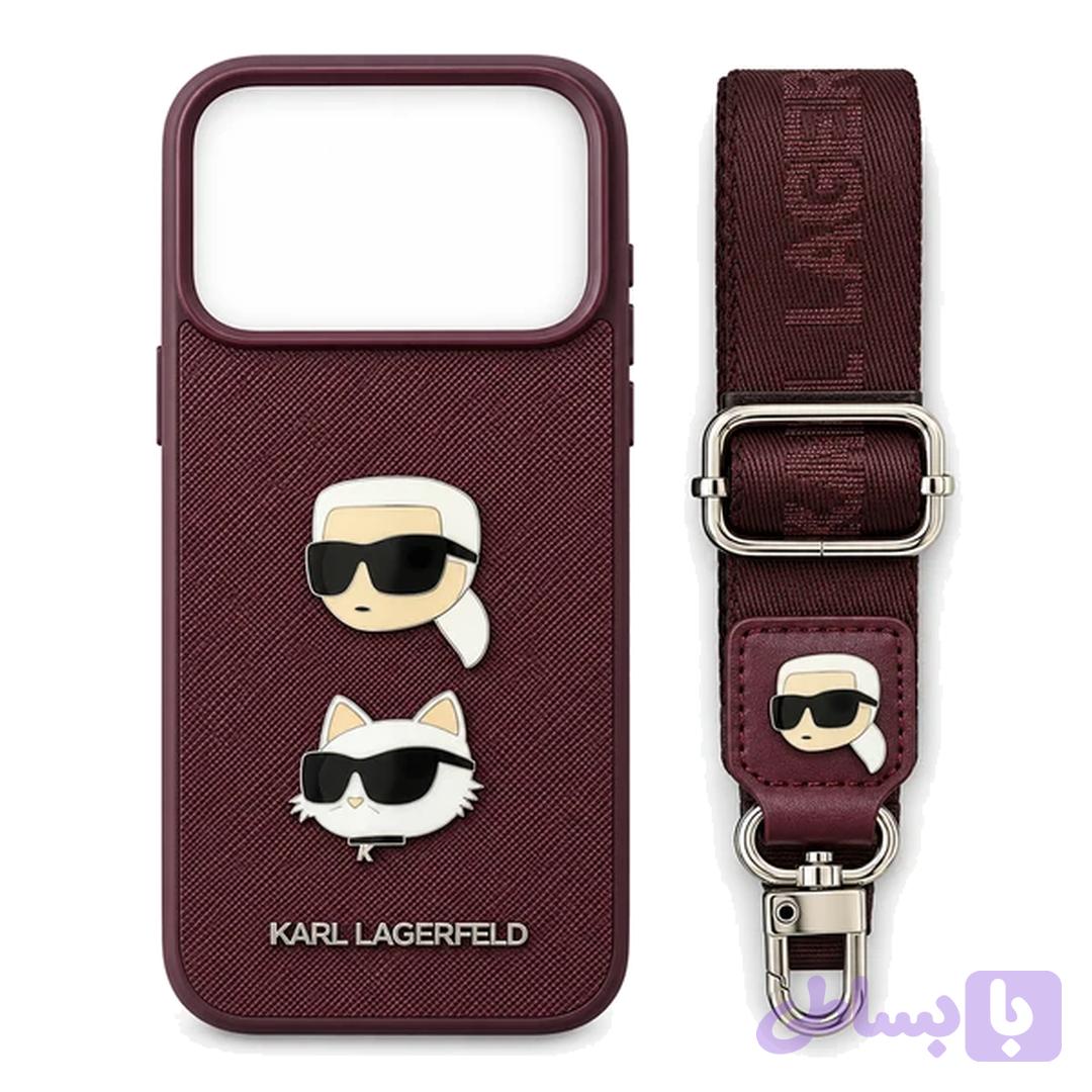 کاور آیفون 18 پرومکس کارل لاگرفلد مدل CROSSBODY K&C — تصویر 1