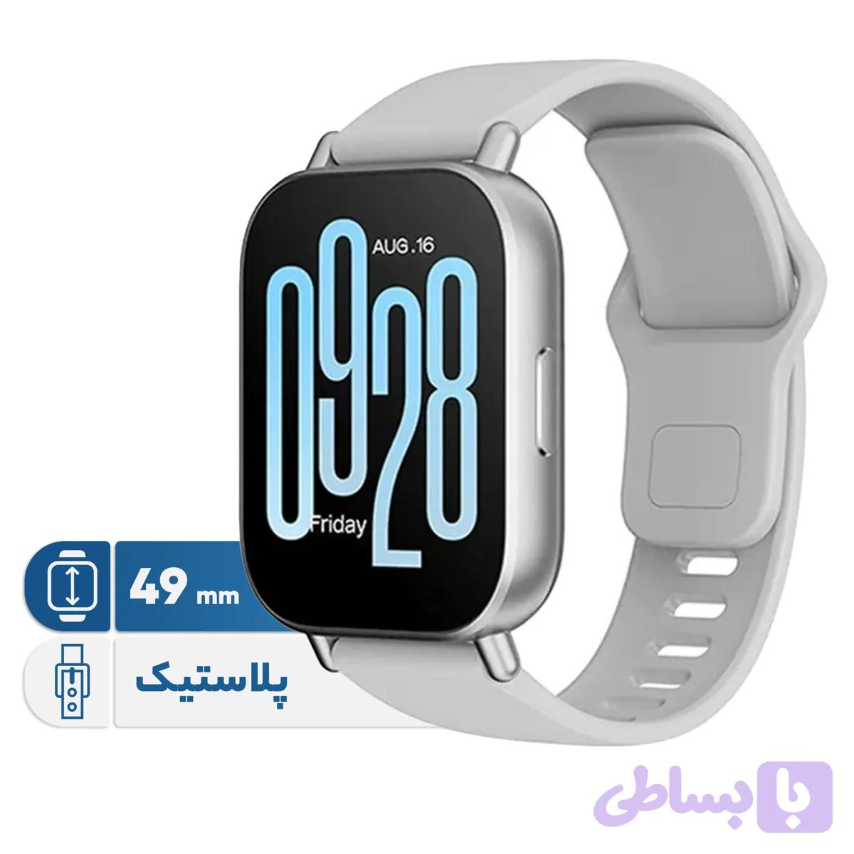 ساعت هوشمند شیائومی مدل Redmi Watch 5 Active – Global دارای قابلیت های قابلیت مکالمه از طریق بلوتوث، قابلیت تغییر طرح ساعت یا تم بند پلاستیک