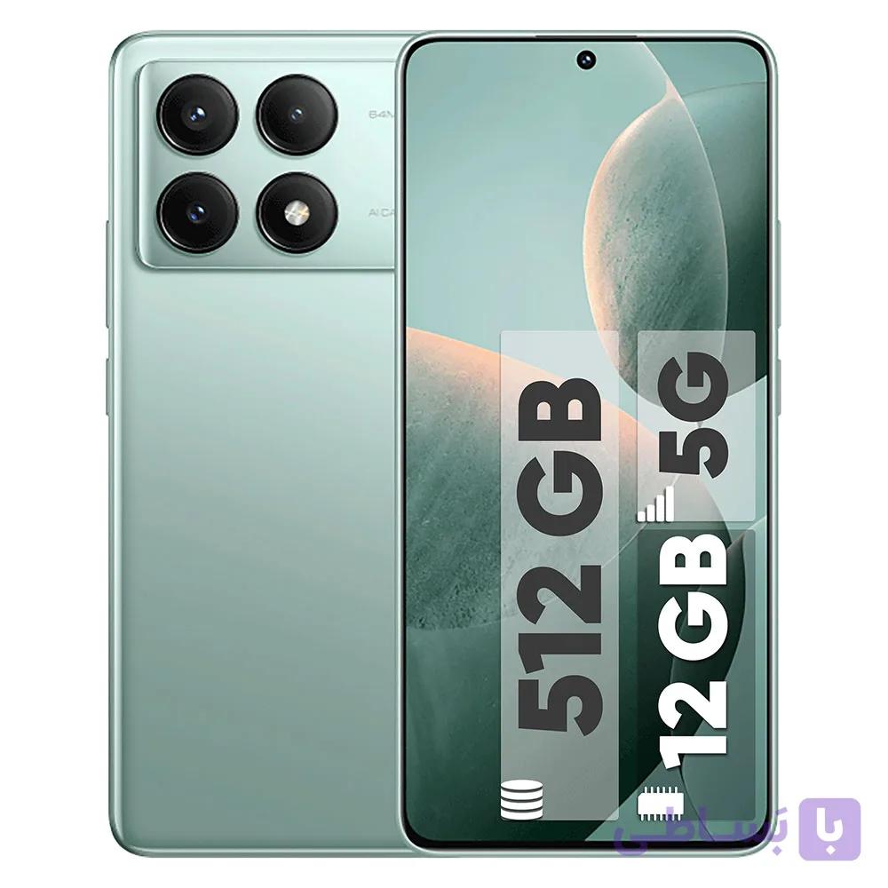 گوشی موبایل شیائومی مدل Poco X6 Pro 5G دو سیم کارت ظرفیت 512 گیگابایت و رم 12 گیگابایت — تصویر 1