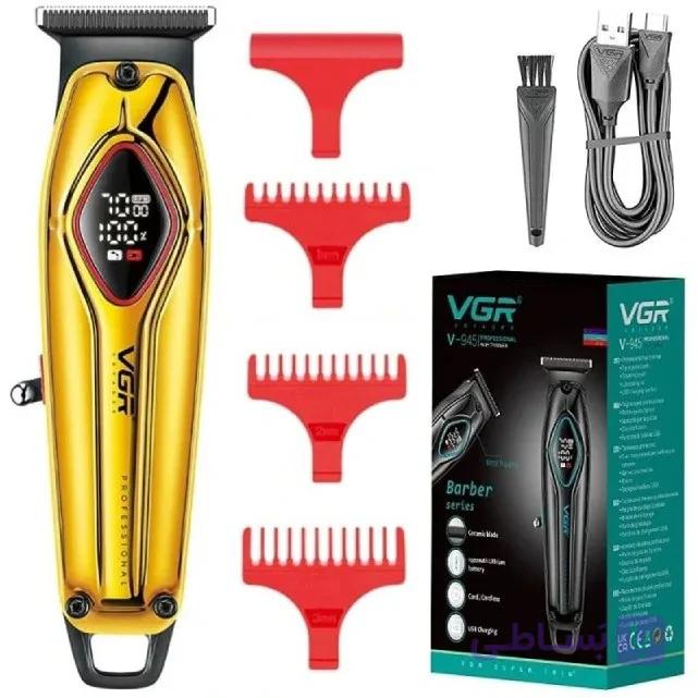 ماشین اصلاح وی جی آر مدل V-945 با تیغه سرامیک و ضد آب