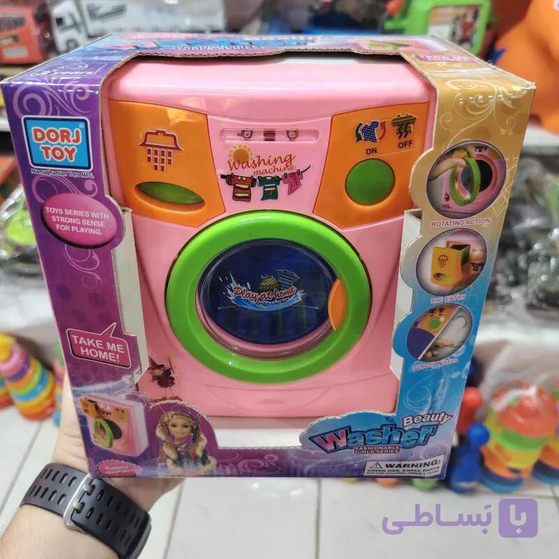 اسباب بازی ماشین لباسشویی درج تویز باتری خور — تصویر 1
