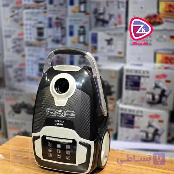 جارو برقی برلین مدل BE-4000 قدرت مکش ۲۴۰۰ وات — تصویر 1