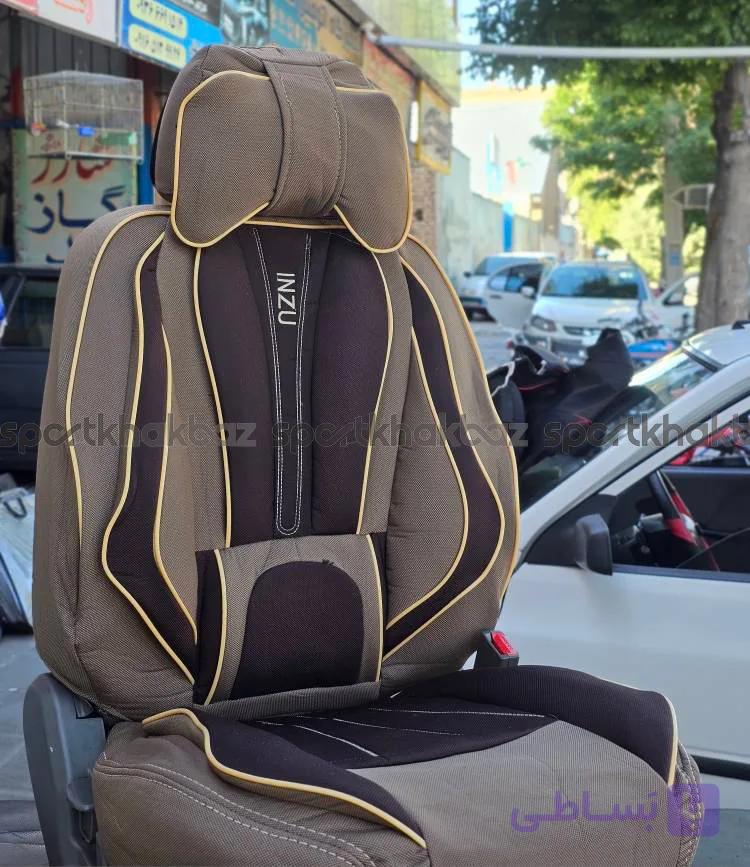 روکش صندلی سمند ماساژوری فول پد طبی انزو جودون برزنت — تصویر 1