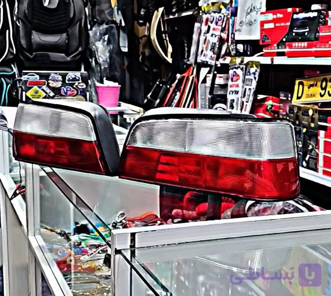 چراغ خطر بالا سفید پرشیا چپ و راست — تصویر 1
