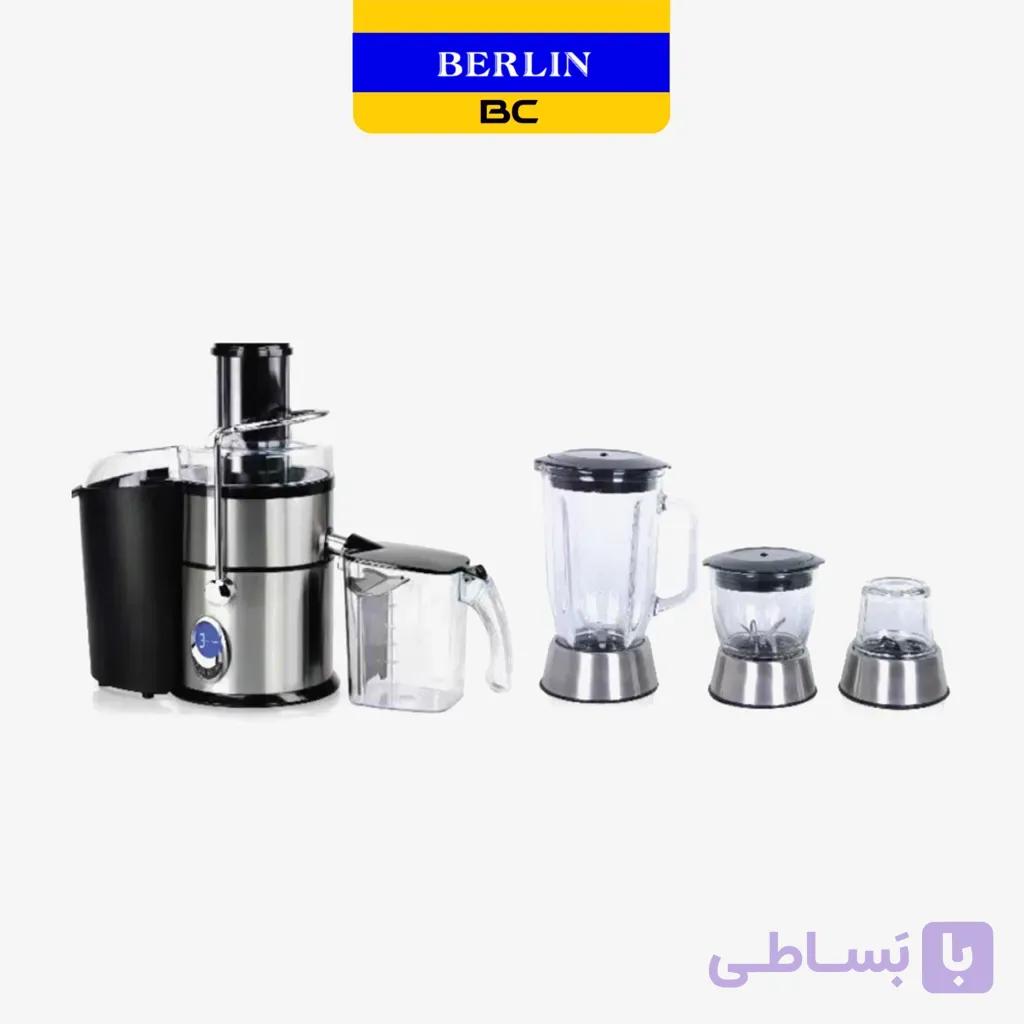 آبمیوه گیر و غذاساز برلین مدل BE-2600 — تصویر 1
