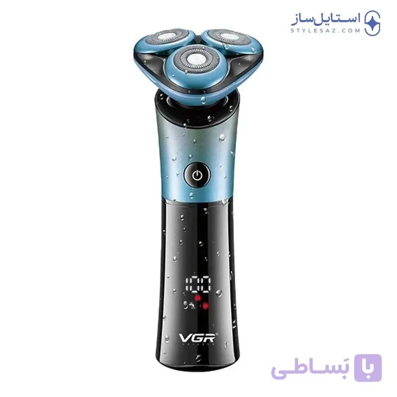 ریش تراش وی جی آر V-326 سه تیغ ضدآب