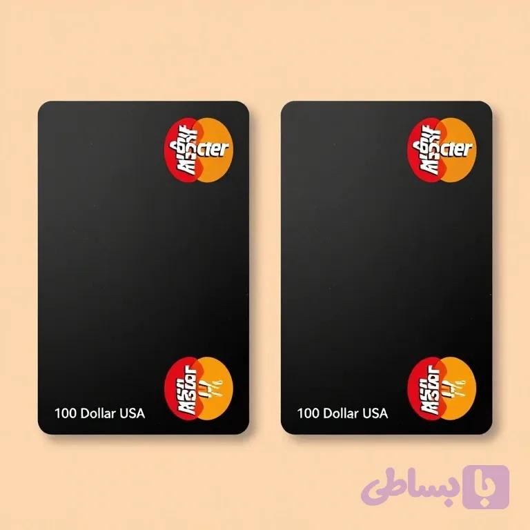 گیفت کارت مستر کارت 100 دلاری آمریکا
