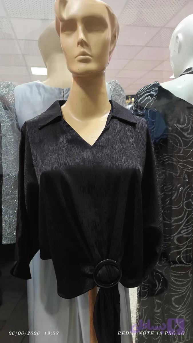 شومیز مجلسی گره ای ساتن