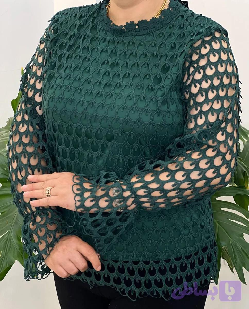 شومیز مجلسی گیپور آستردار