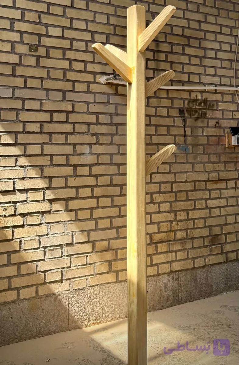 رگال لباس چوبی مدل درخت کد 22 — تصویر 1