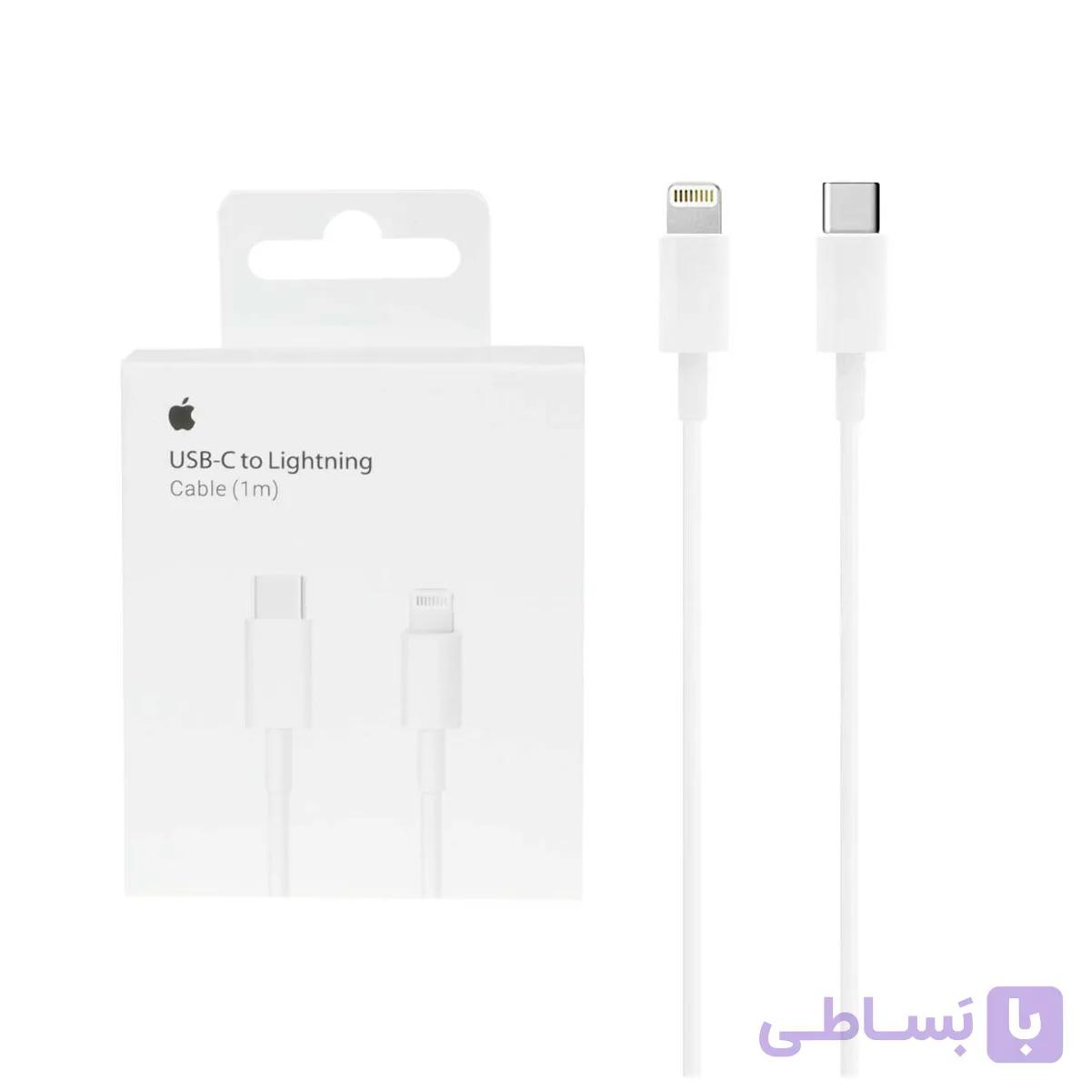 کابل شارژ Type-C to Lightning - سفید  درجه یک کد 917088