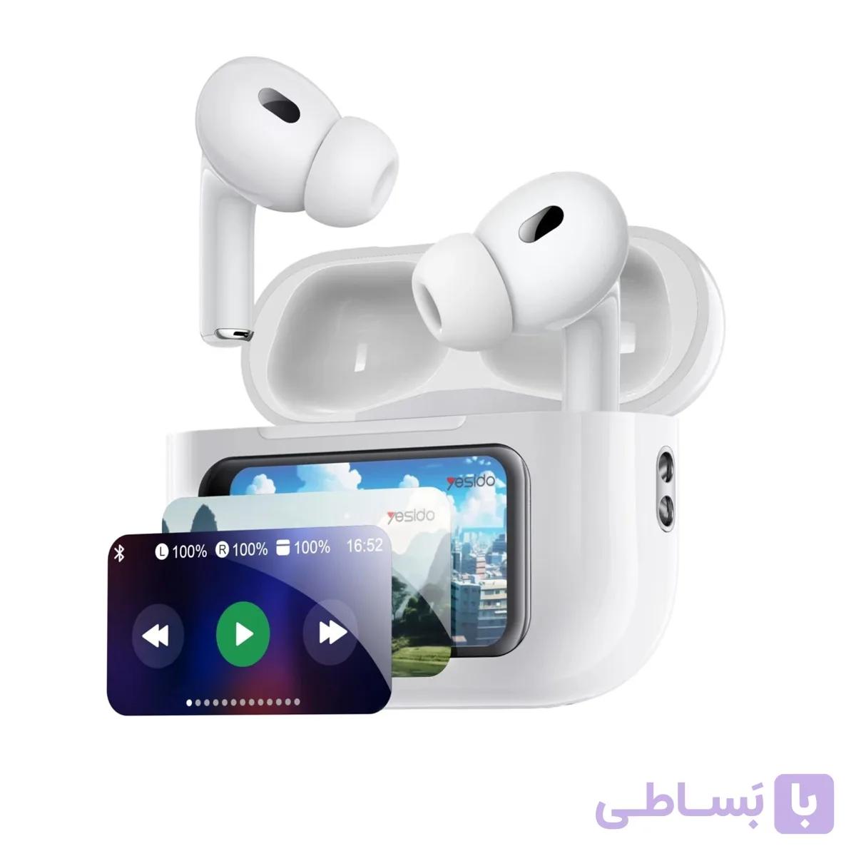 ایرفون بی سیم Yesido مدل TWS29 ANC+ENC - سفید کد 1621542