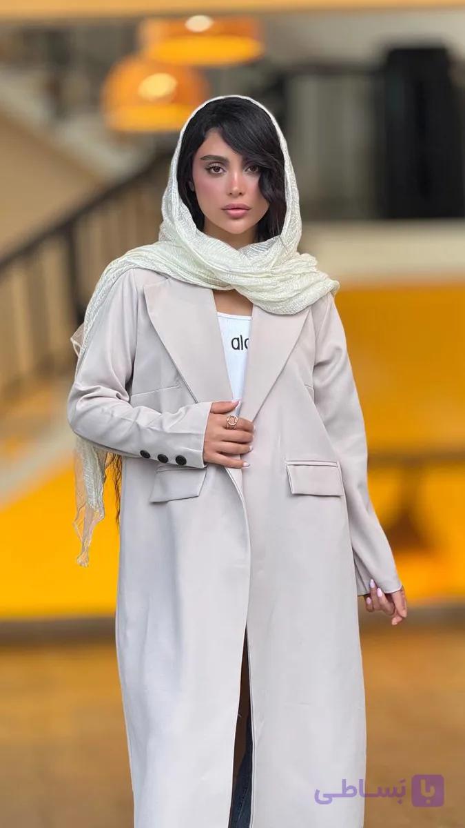 مانتو کتی بلند كد 1337 — تصویر 1