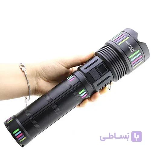 چراغ قوه زومدار اسمال سان جعبه فلزی ZY-W512