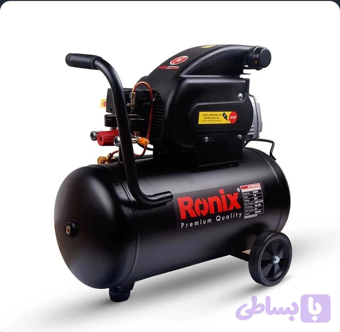 کمپرسور هوای صنعتی Ronix مدل RC-1010 با مخزن ۱۰ لیتری و فشار 116 PSI