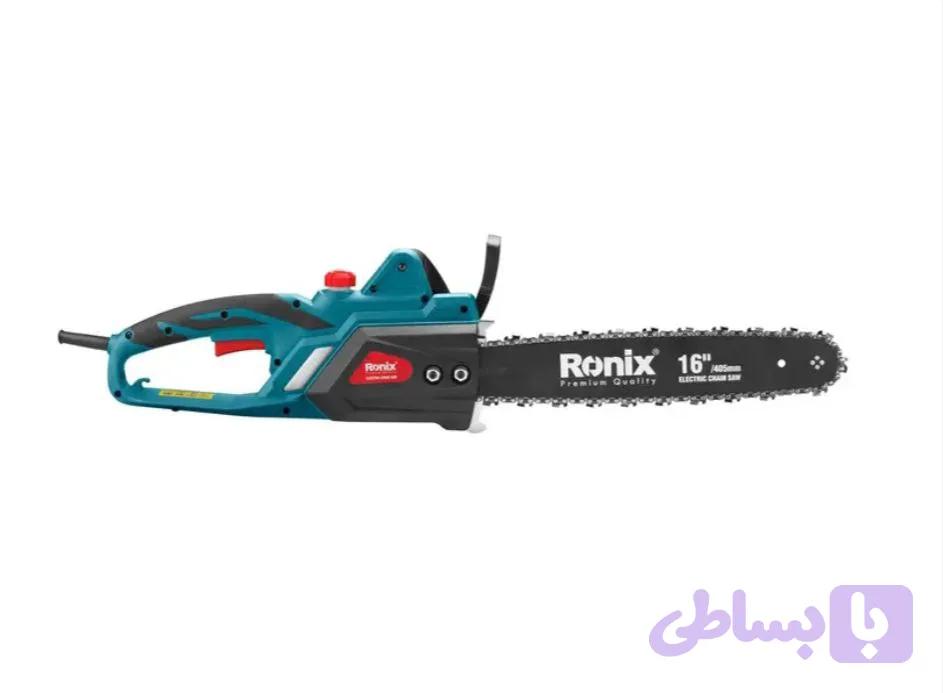 اره زنجیری برقی Ronix مدل 4742 با موتور 2200 وات و تیغه 40 سانتی‌متری