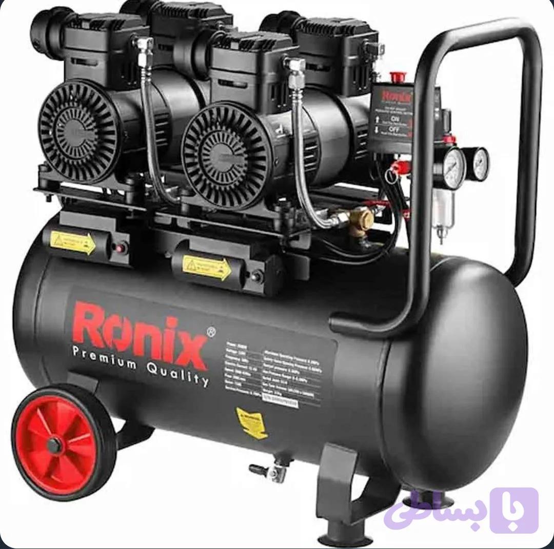 کمپرسور باد سایلنت Ronix مدل RC-5013 با مخزن 50 لیتری و توان 2600 وات