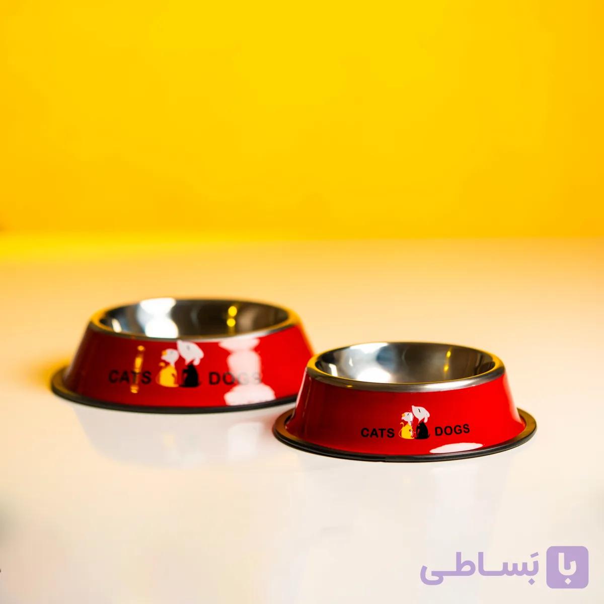 ظرف غذای استیل گربه