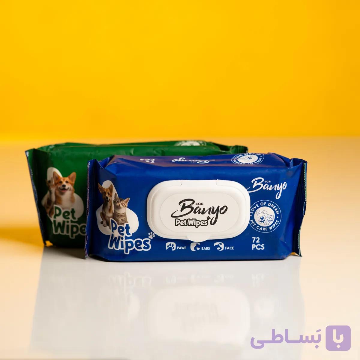 دستمال مرطوب پت بانیو