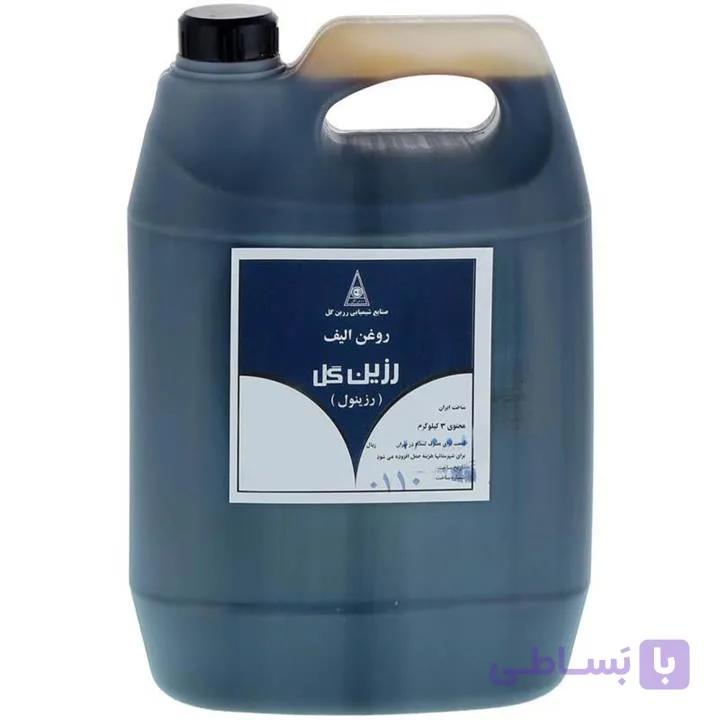 روغن الیف بتونه رزین گل 4 لیتری چاپ سرمه ای