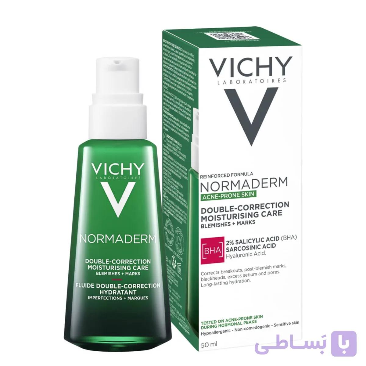 کرم مرطوب کننده ضد جوش ویشی Normaderm PhytoAction حاوی سالیسیلیک اسید — تصویر 1