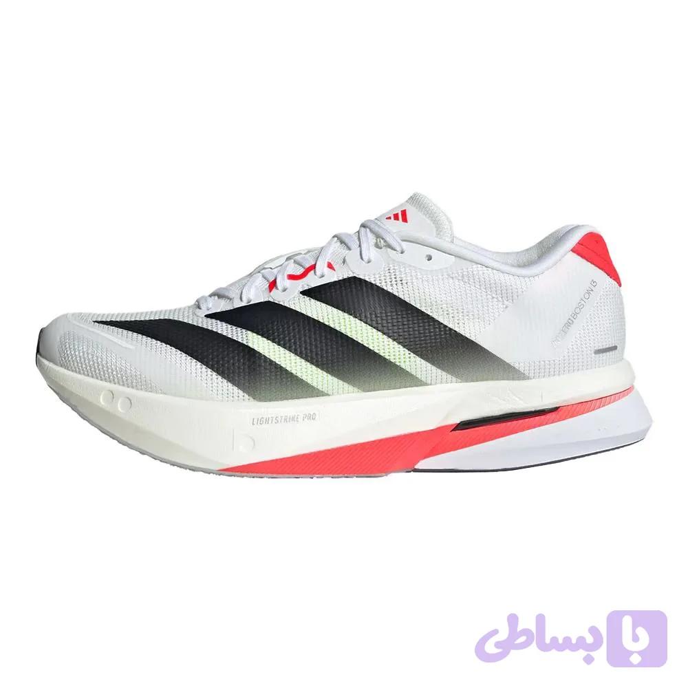 کفش رانینگ آدیداس Adidas Adizero Boston 13 Women's Running Shoes Cloud White / Core Black / Lucid Red
