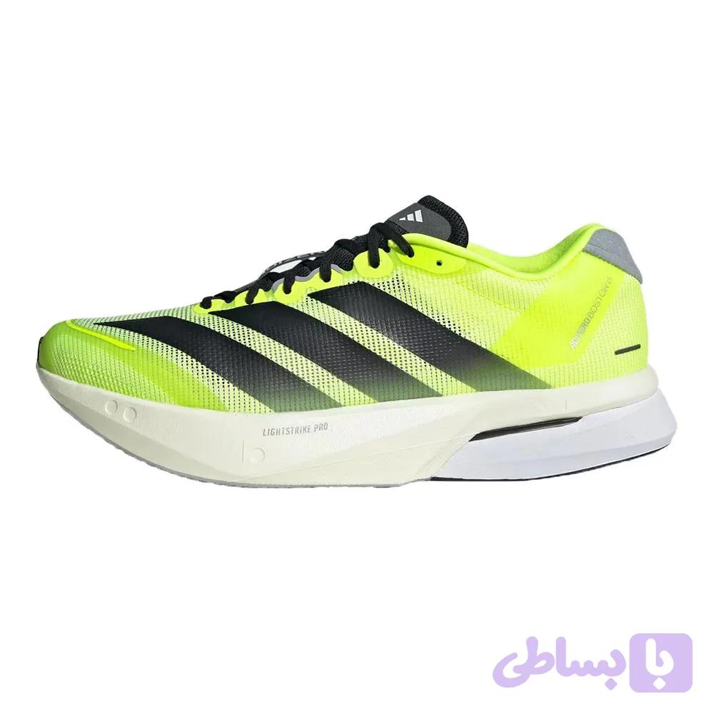 کفش رانینگ آدیداس Adidas Adizero Boston 13 Men's Running Shoes Lucid Lemon / Core Black / Halo Silver