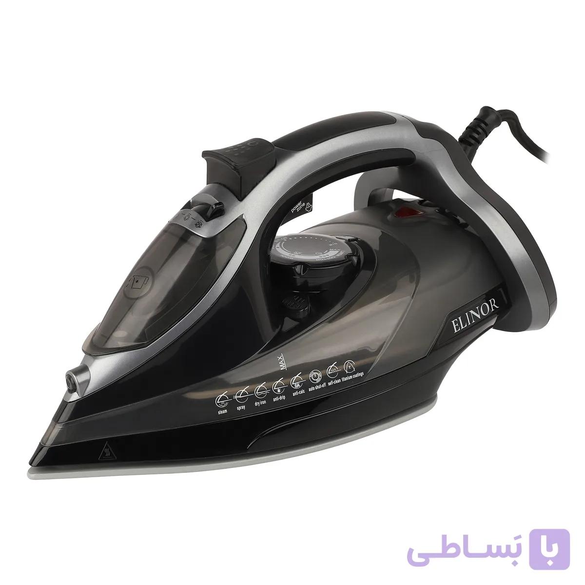 اتو بخار الینورESI-9800 رنگ مشکی — تصویر 1