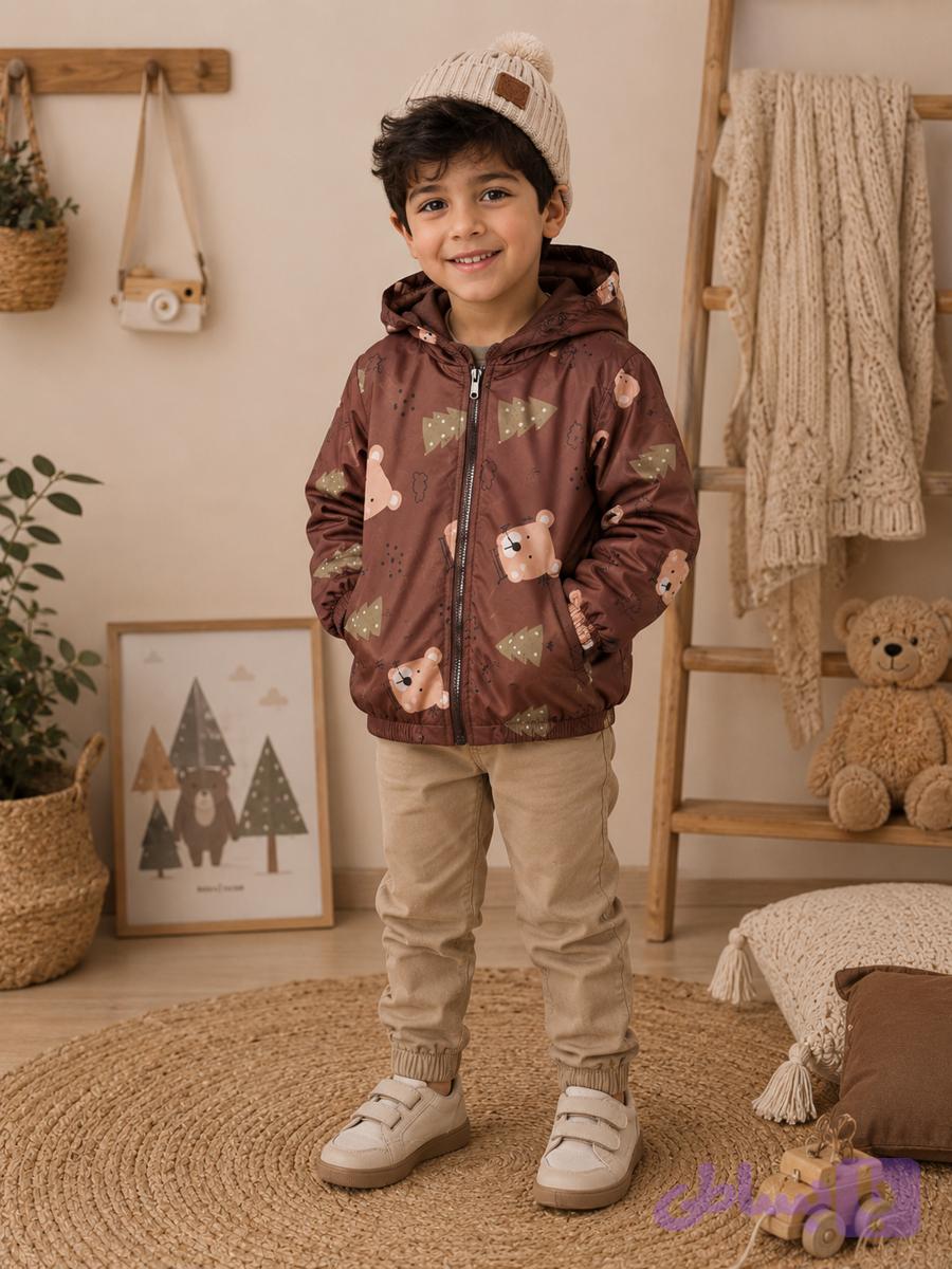 کاپشن تو خز بچگانه