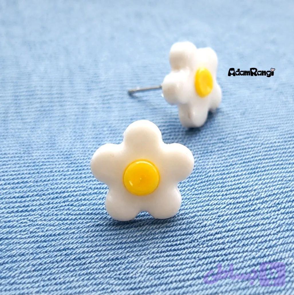 گوشواره بابونه – کد 02 — تصویر 1