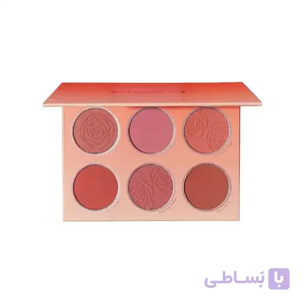 پالت ۶ رنگ رژ گونه شیگلم Floral Flush