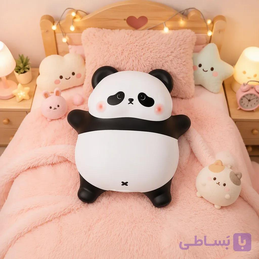 چراغ خواب سیلیکونی پاندای شکم قندی