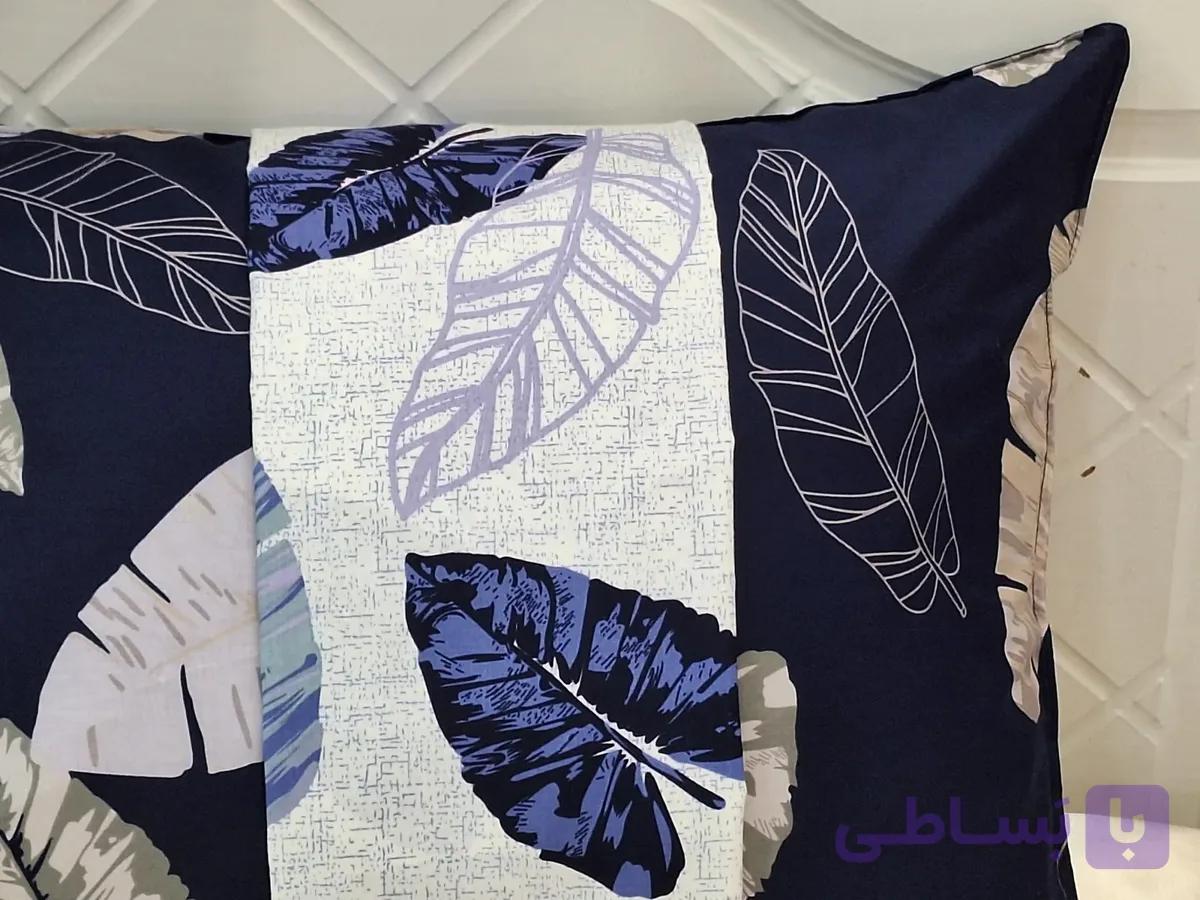 روبالشی نخی فیلور هاوایی سرمه‌ای ۵۰*۷۰ — تصویر 1