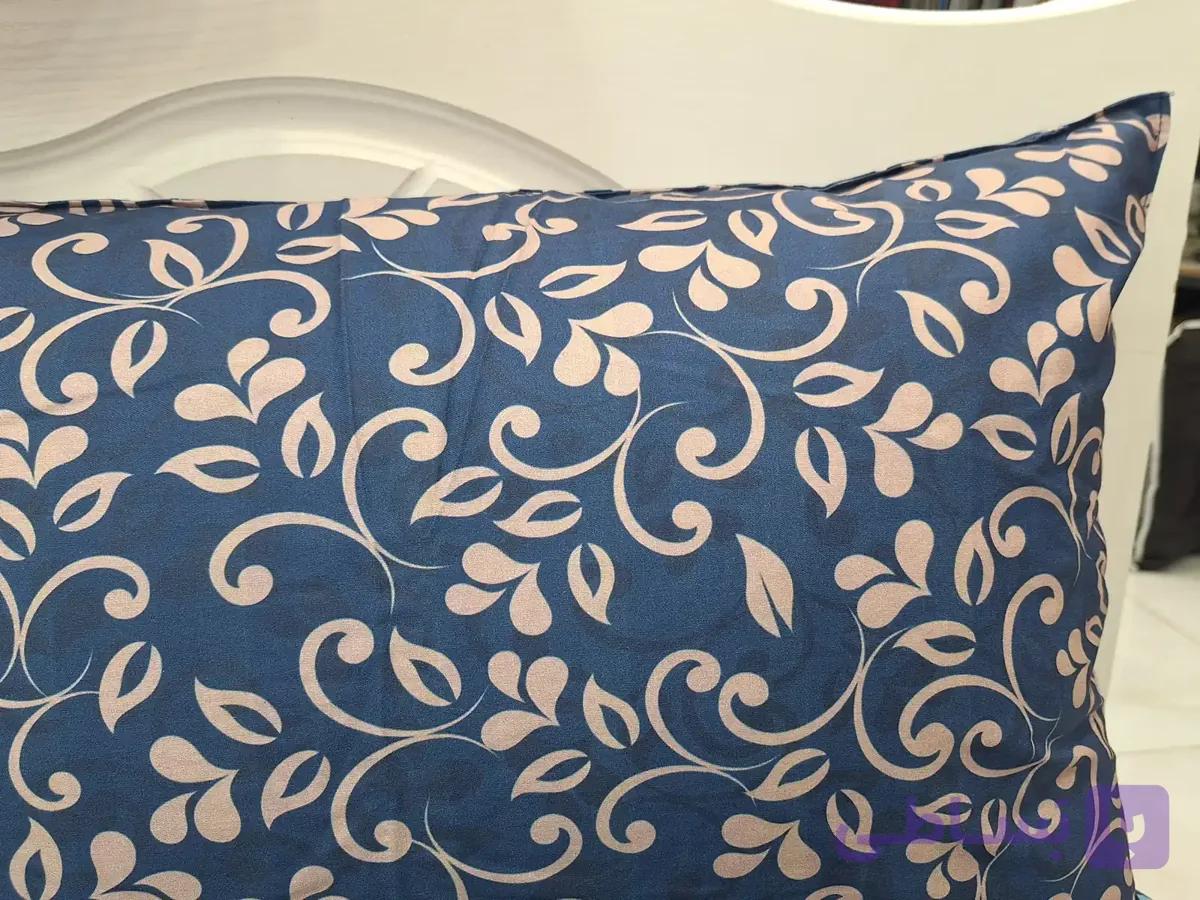 روبالش نخی سرمه‌ای ترک ۵۰*۷۰ — تصویر 1