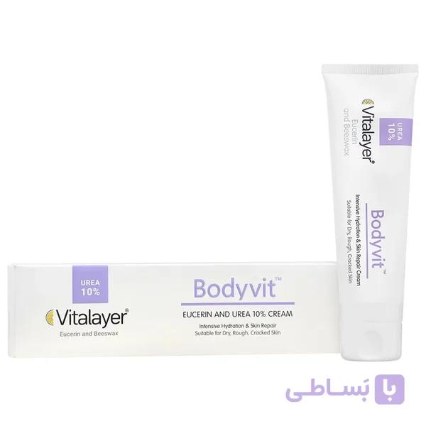 کرم دست و صورت اوره و اوسرین 10% بادی ویت ویتالیر — تصویر 1