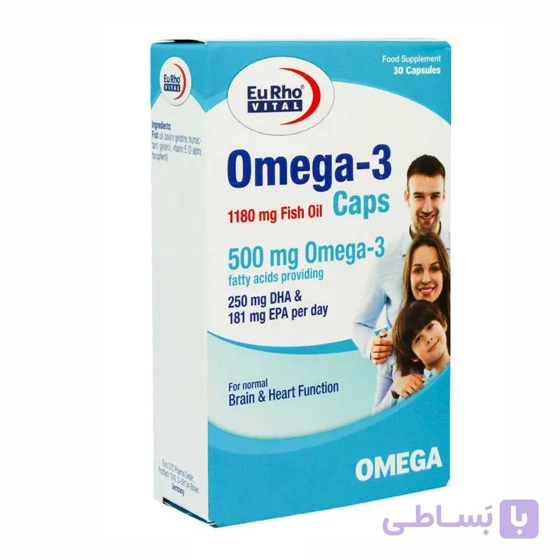 امگا 3 یوروویتال 30 عددی