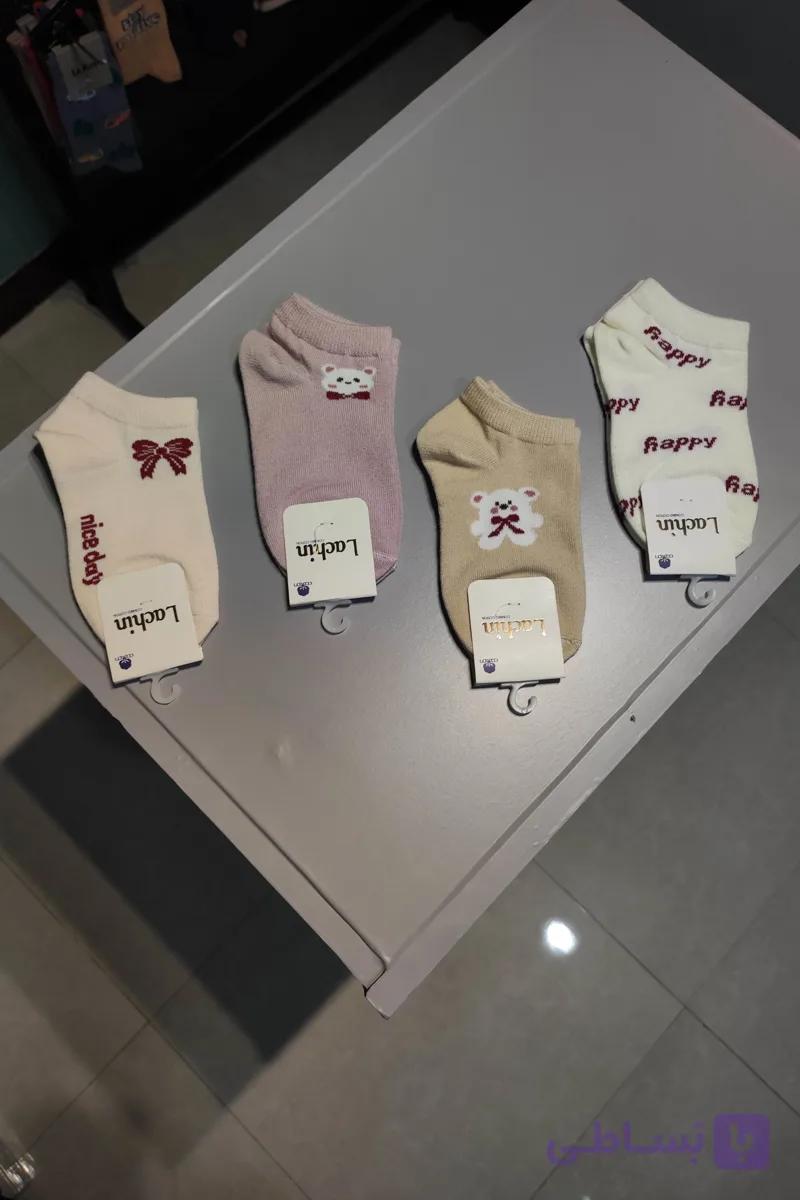 جوراب بچگانه دخترانه(5تا7سال)