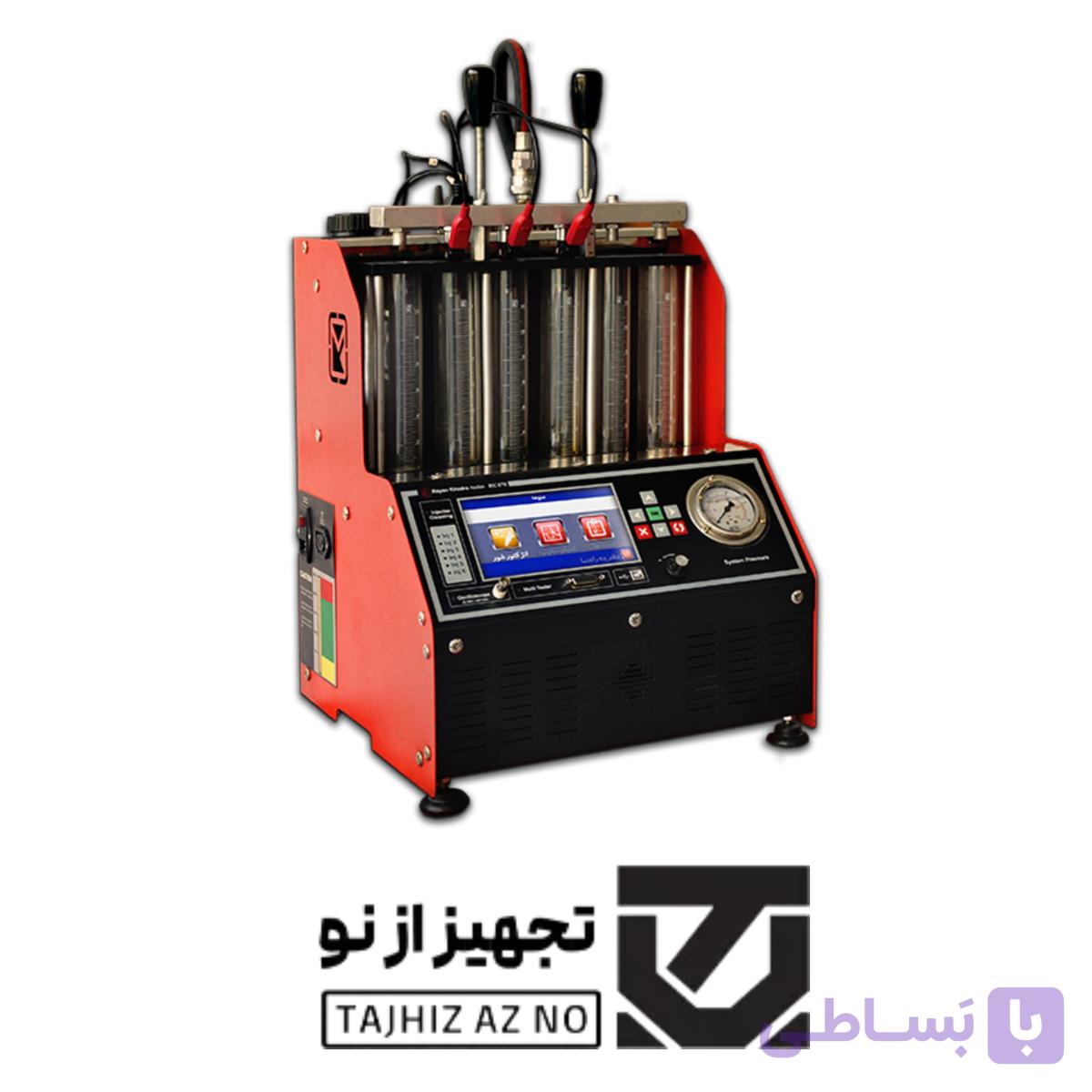 انژكتور شور 6 سیلندر GِDI و MPFI : صفحه نمایش رنگی 7 اینچ + تست الکترو مکانیکی + امکان تست کامل دریچه گازهای برقی، سنسور اکسیژن و استپر موتور + اسیلوسکوپ – مدل RIC670 بدون اولتراسونیك و میز — تصویر 1
