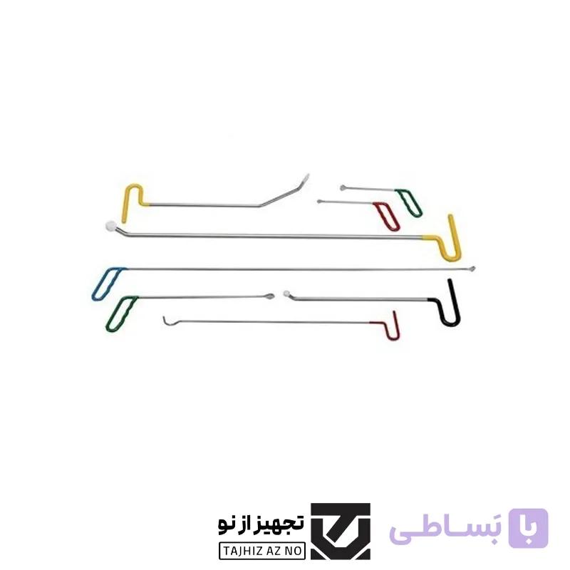 ست میله 8 پارچه استیل آبکاری شده
